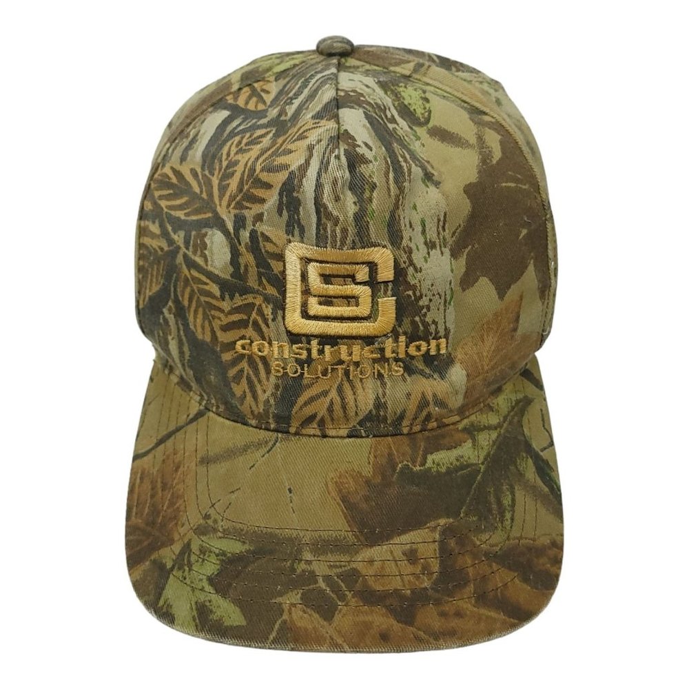 Vintage Realtree Camo Snapback Cap Trucker Hunter Baseball Hat USA Made